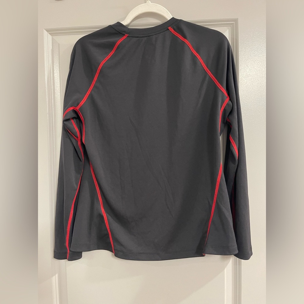 The North Face Dark Gray Shirt with Red Accents - Picture 4 of 4